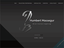 Tablet Screenshot of humbertmassegur.com